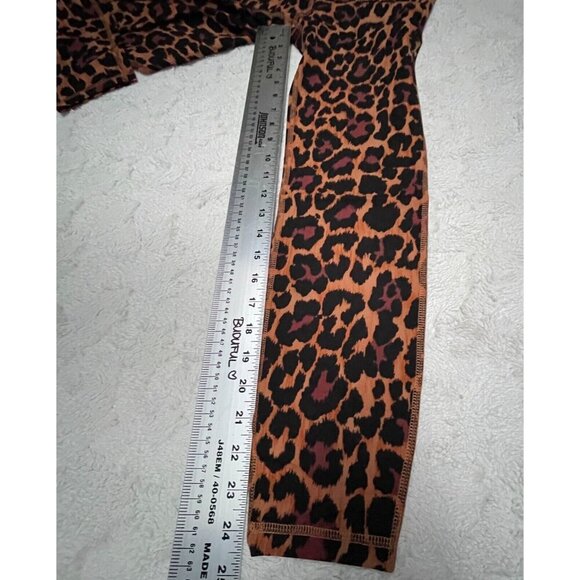 J.Crew Weekend 7/8 High-Rise Leggings Pants in Leopard Womens Medium AS045 New - Picture 8 of 8
